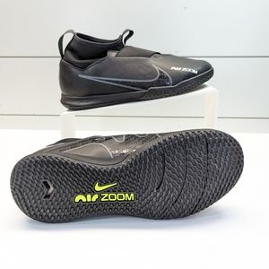 6Y Nike Mercurial Superfly 9 Academy IC GS Black Dark Grey Indoor  Soccer cleats